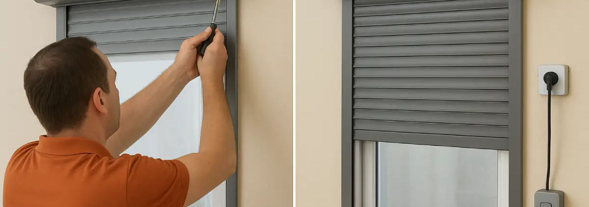 آموزش نصب کرکره برقی