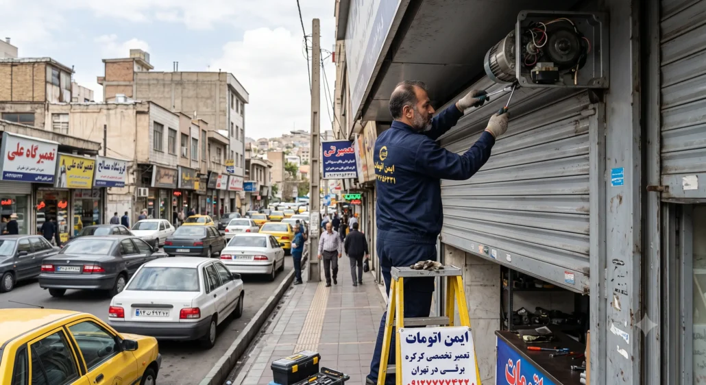 تعمیر کرکره برقی در تهران