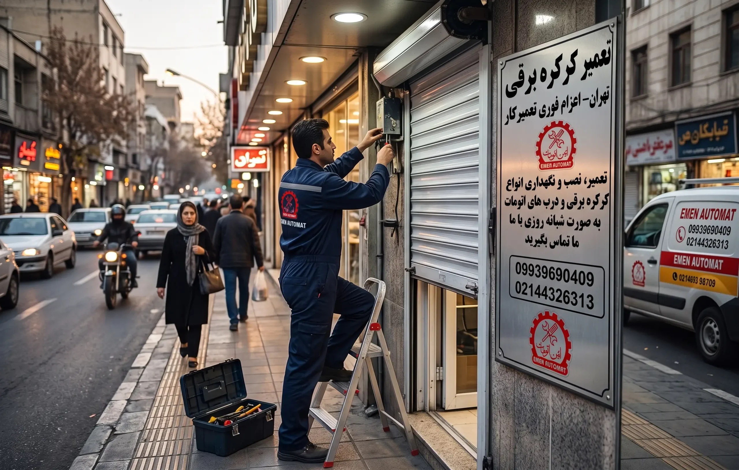 تعمیر کرکره برقی تهران اعزام فوری تعمیر کار به تمام مناطق